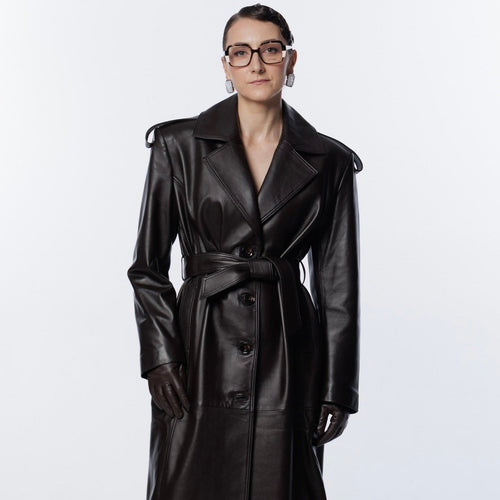 Trench-uri din piele naturală