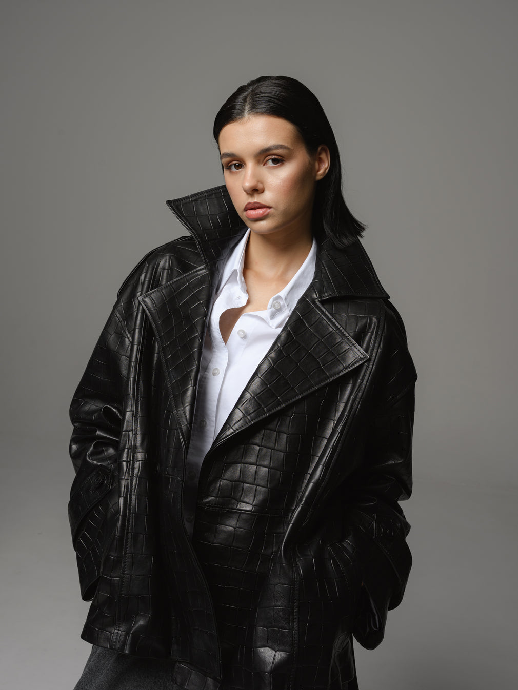 Sacou Croco Touch