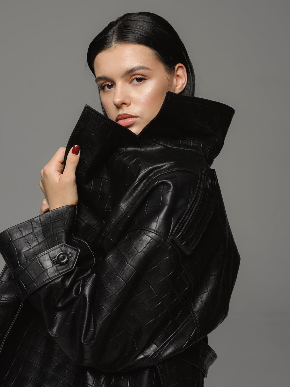 Sacou Croco Touch