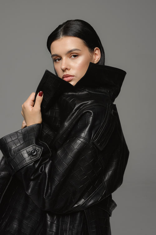 Sacou Croco Touch