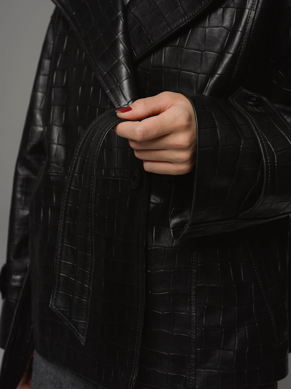Sacou Croco Touch