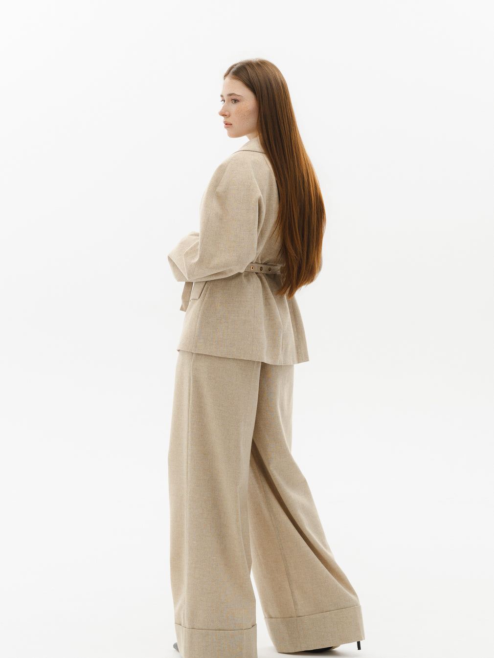 Pantaloni Timeless cu Manseta